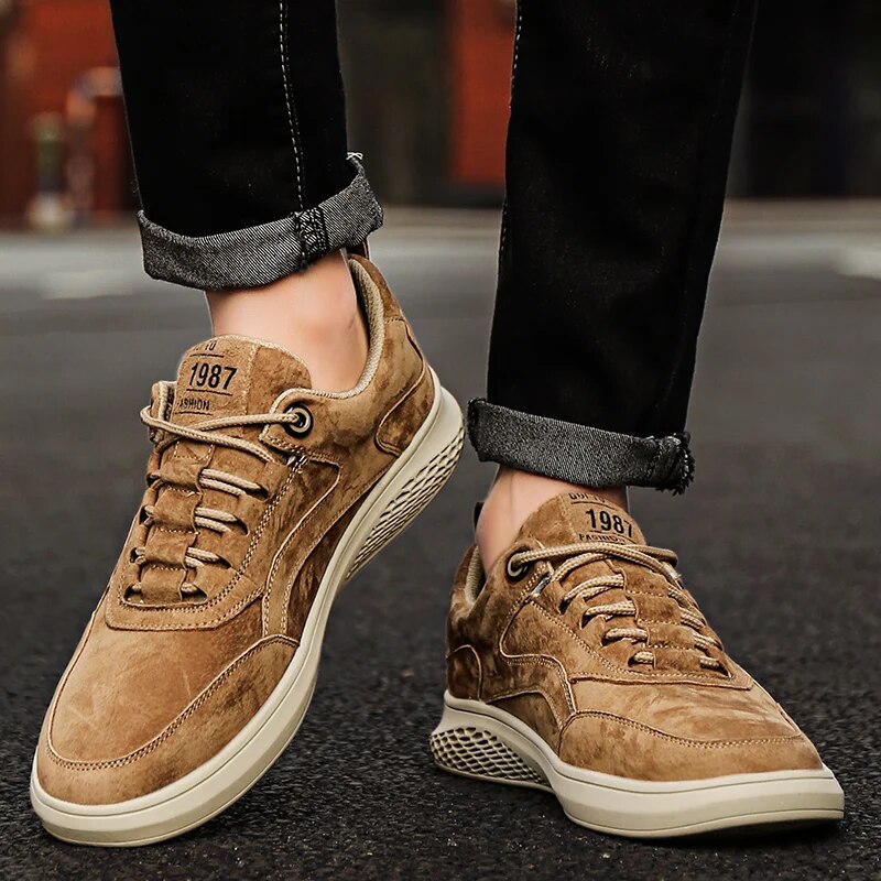 Garett | Men’s Suede Casual Sneakers