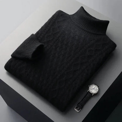 Jayman | Men’s Radcliffe Merino Wool Turtleneck