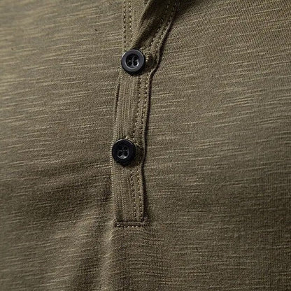 Henley | Men’s Cotton Henley Shirt