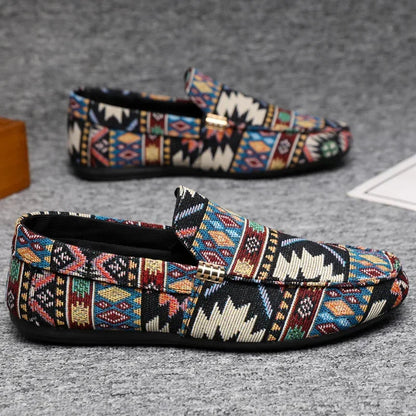 Creed | Men’s Aztec Canvas Loafers
