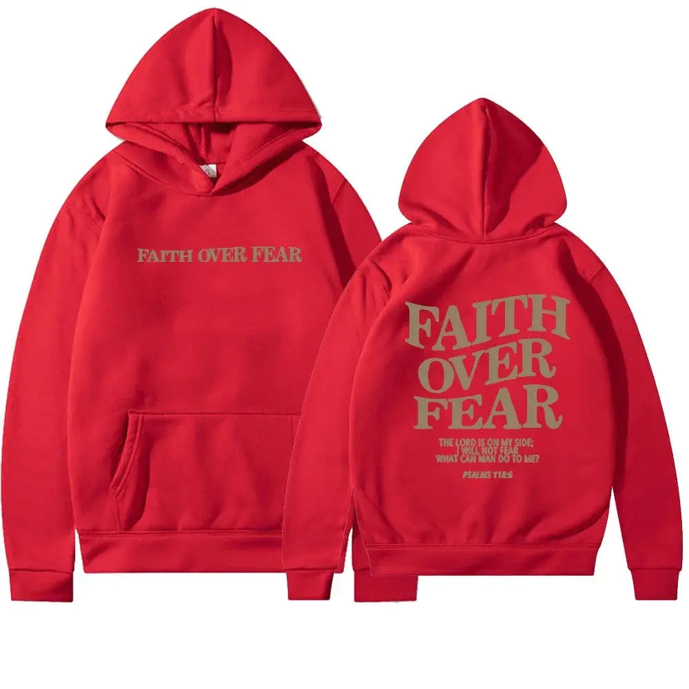 Mirane | Unisex Faith Over Fear Graphic Hoodie