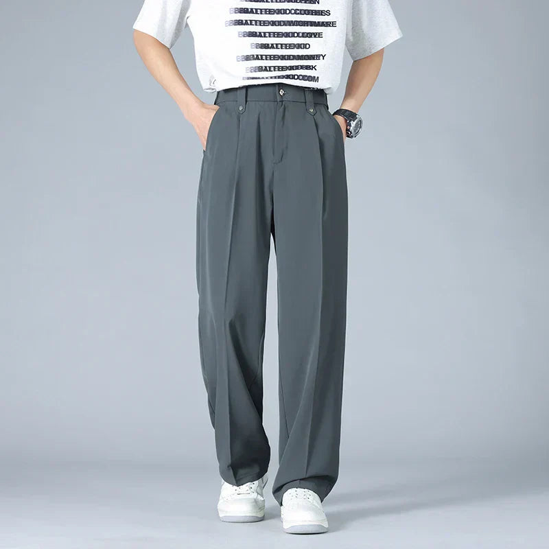 Tamsin | Men’s Relaxed Fit Pleated Dress Trousers
