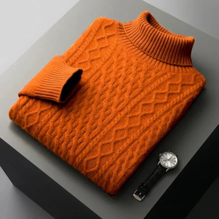 Jayman | Men’s Radcliffe Merino Wool Turtleneck