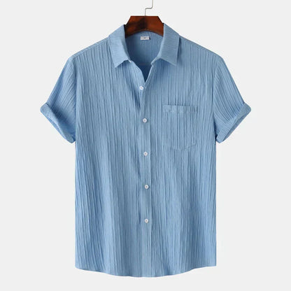 Genaro | Men’s Summer Linen-Cotton Shirt