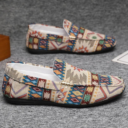 Creed | Men’s Aztec Canvas Loafers
