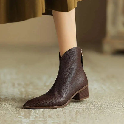 Kayleah | Women’s Premium Leather Ankle Boots