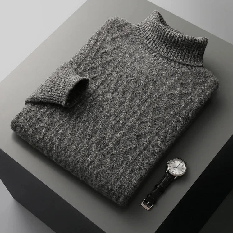 Jayman | Men’s Radcliffe Merino Wool Turtleneck