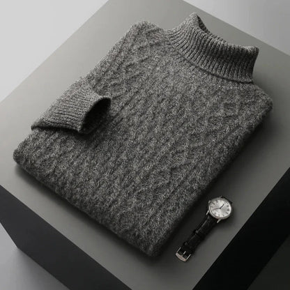 Jayman | Men’s Radcliffe Merino Wool Turtleneck