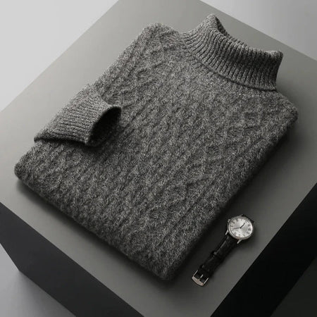 Jayman | Men’s Radcliffe Merino Wool Turtleneck