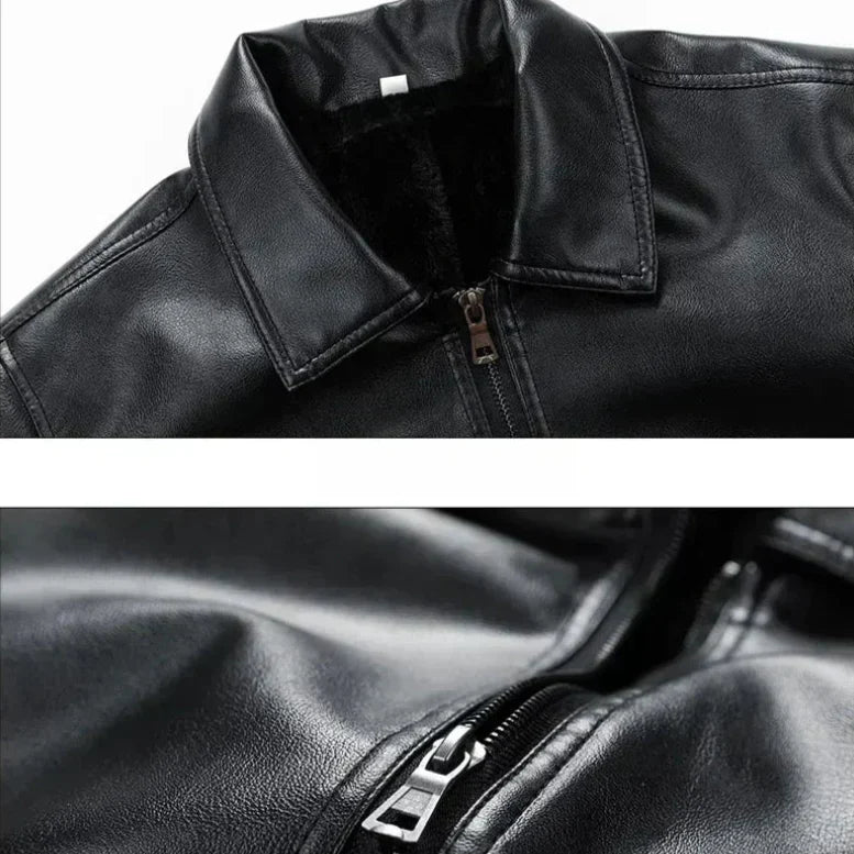 Nonie | Women’s Vegan Leather Bomber Jacket