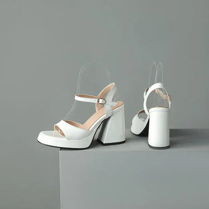 Valetta | Women’s Glossy Patent Leather Block Heels