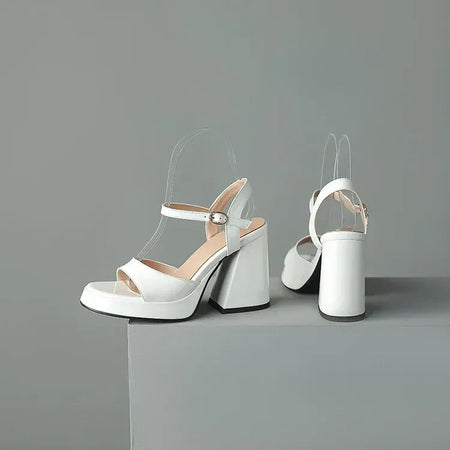 Valetta | Women’s Glossy Patent Leather Block Heels