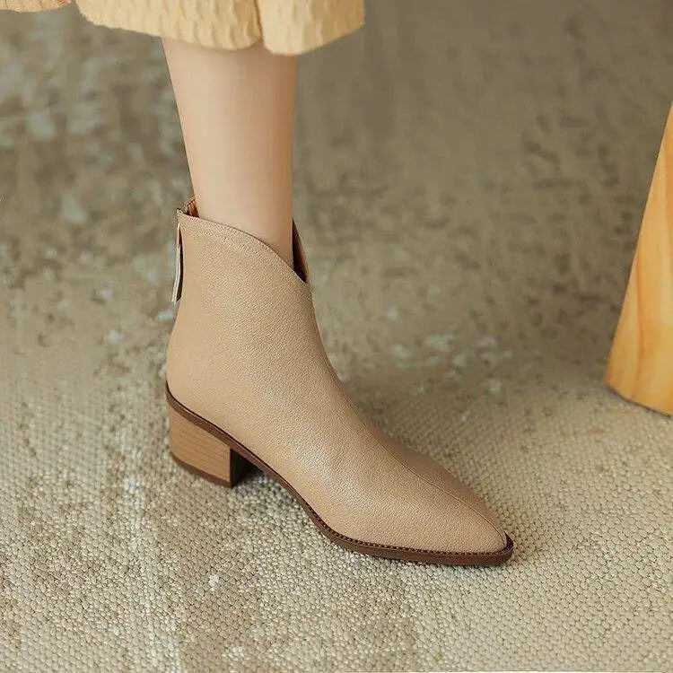 Kayleah | Women’s Premium Leather Ankle Boots