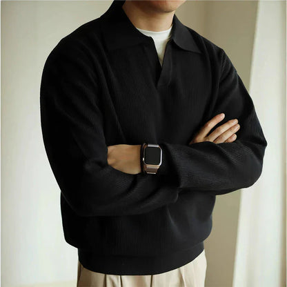 Ellin | Men’s Modern Knit Polo Shirt