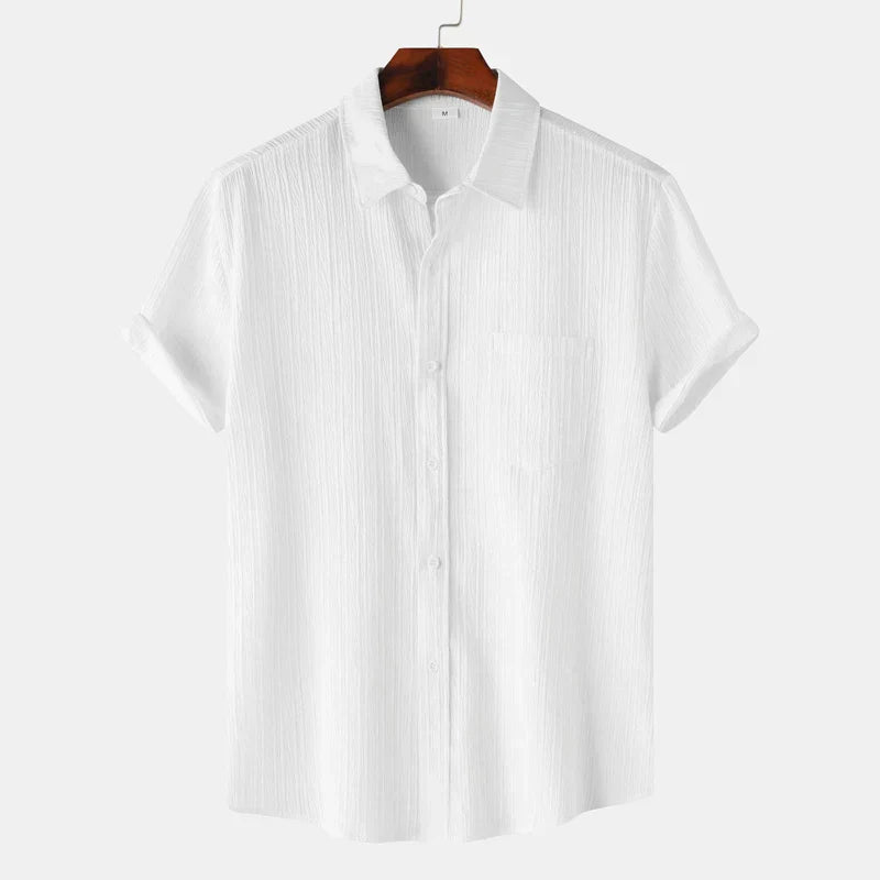 Genaro | Men’s Summer Linen-Cotton Shirt