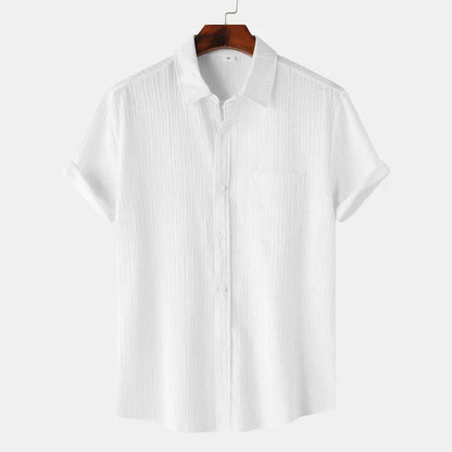 Genaro | Men’s Summer Linen-Cotton Shirt