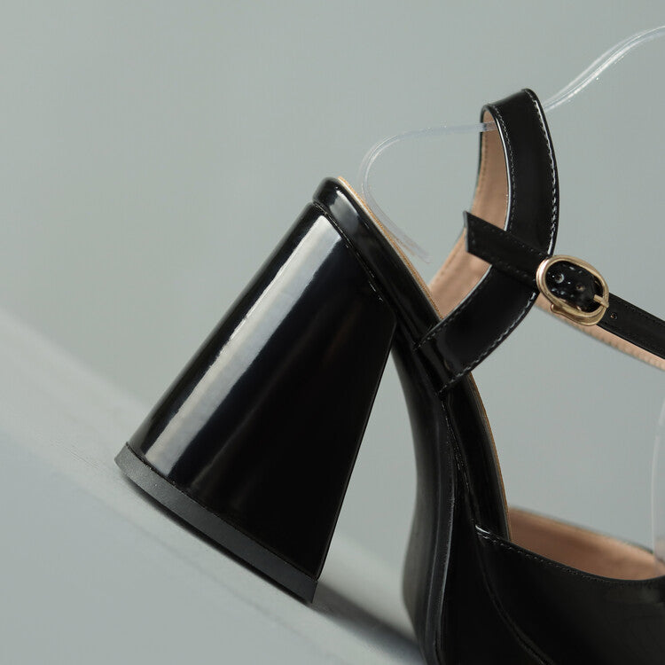 Valetta | Women’s Glossy Patent Leather Block Heels