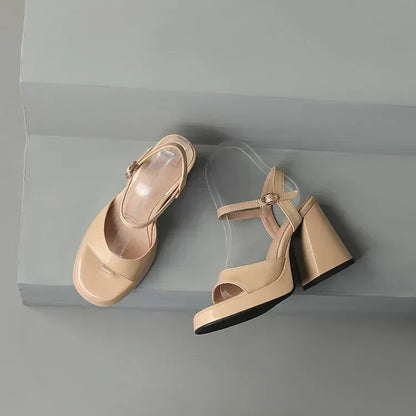 Valetta | Women’s Glossy Patent Leather Block Heels