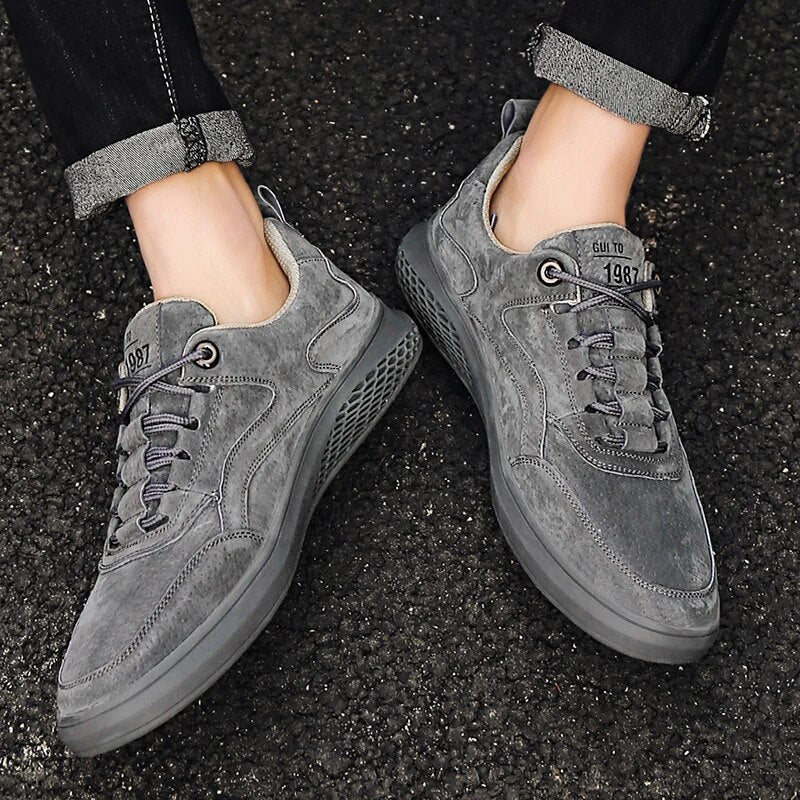 Garett | Men’s Suede Casual Sneakers
