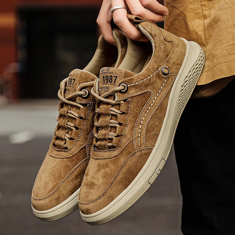 Garett | Men’s Suede Casual Sneakers