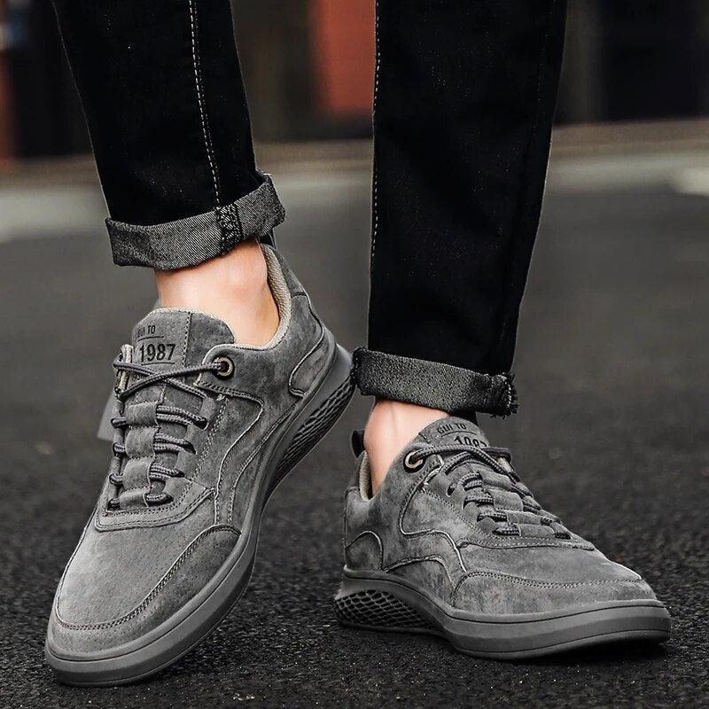 Garett | Men’s Suede Casual Sneakers