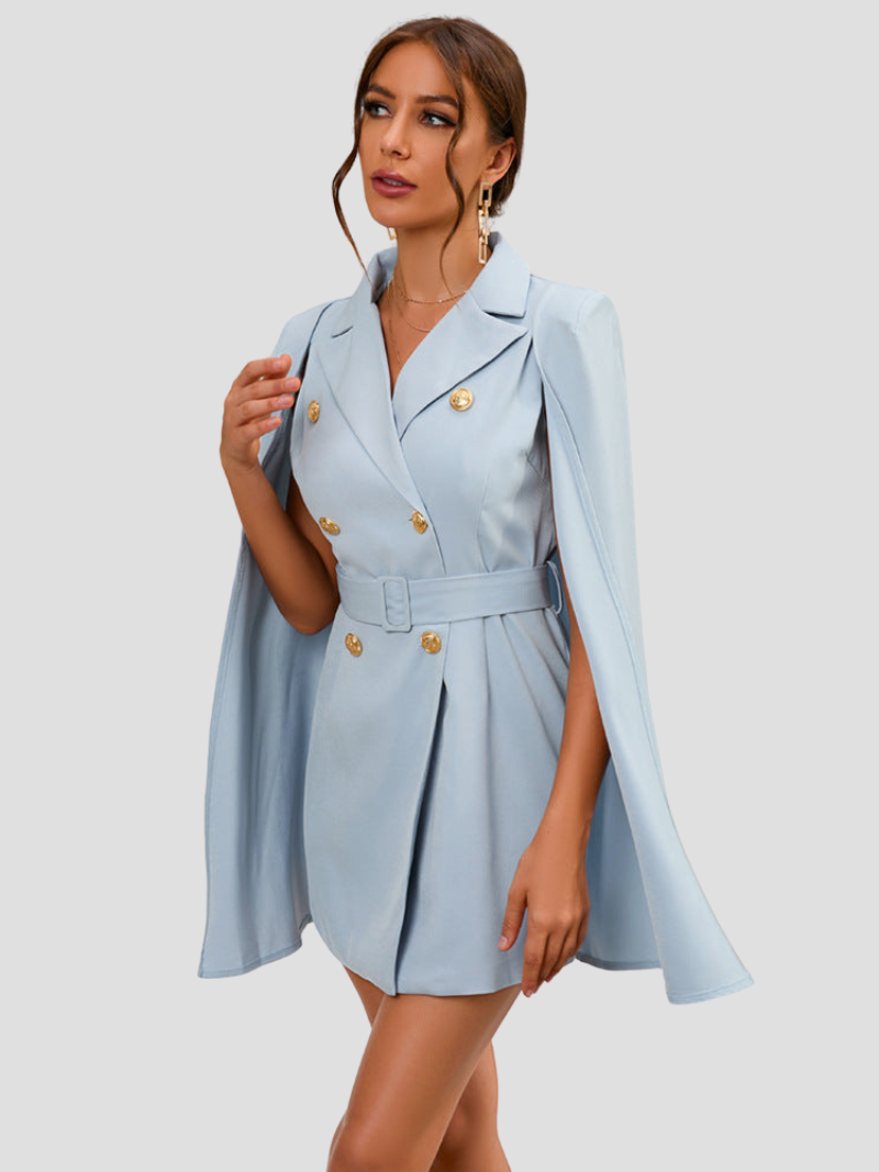 Reiko | Women’s Cape Blazer Mini Dress