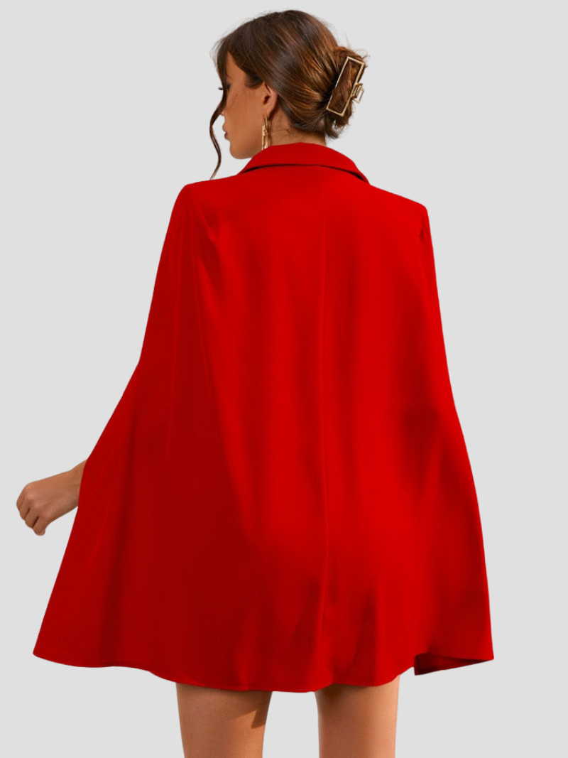 Reiko | Women’s Cape Blazer Mini Dress
