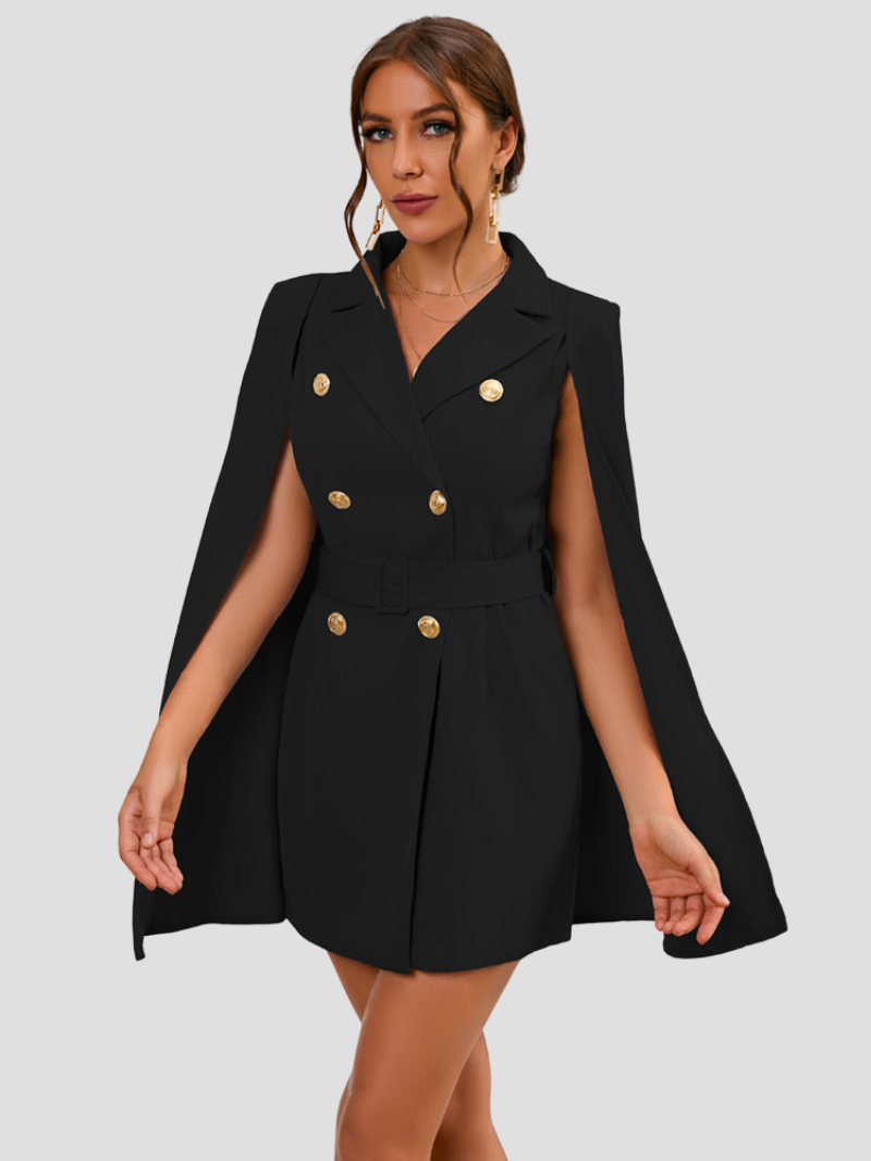 Reiko | Women’s Cape Blazer Mini Dress
