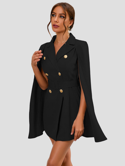Reiko | Women’s Cape Blazer Mini Dress
