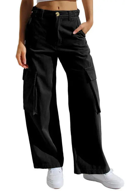 Sabine | Women’s Light Grey Cargo Trousers