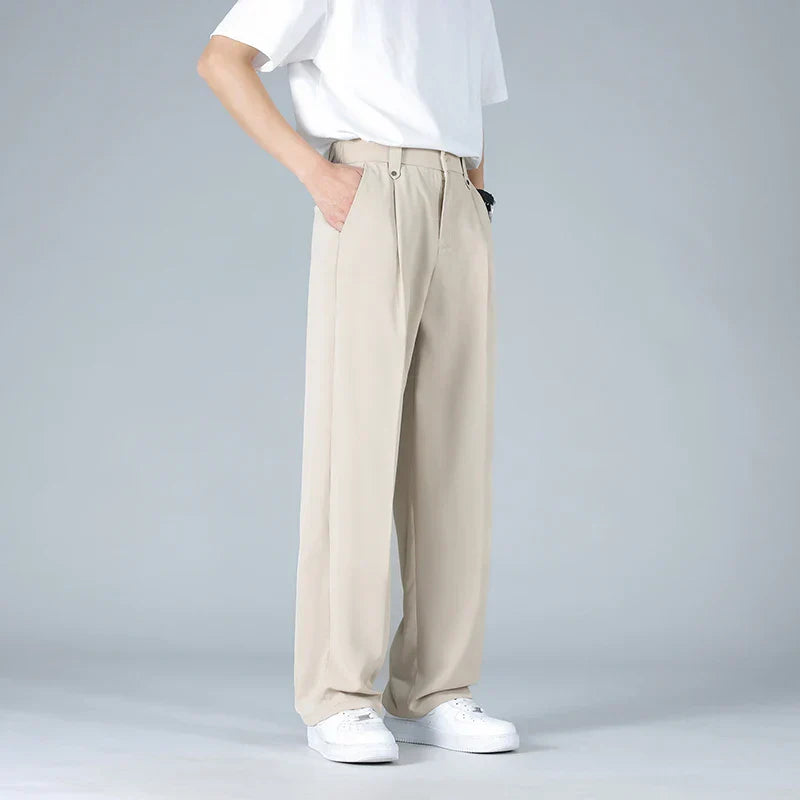 Tamsin | Men’s Relaxed Fit Pleated Dress Trousers