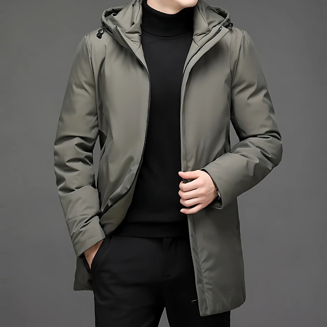 Sanjo | Men’s Stylish Long Jacket with Insulating Lining