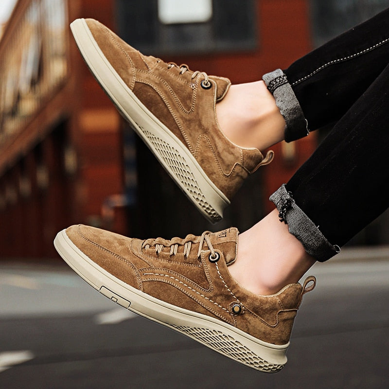 Garett | Men’s Suede Casual Sneakers