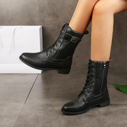 Mafie | Women’s Leather Lace-Up Boots