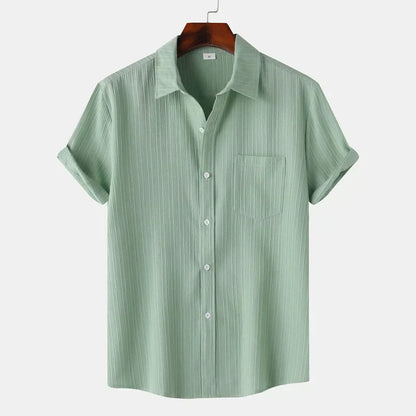 Genaro | Men’s Summer Linen-Cotton Shirt