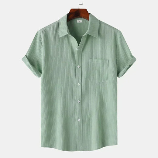 Genaro | Men’s Summer Linen-Cotton Shirt