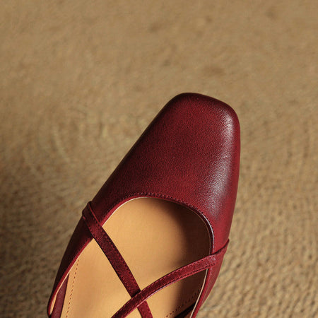 Gili | Women’s Leather Block Heel Sandals