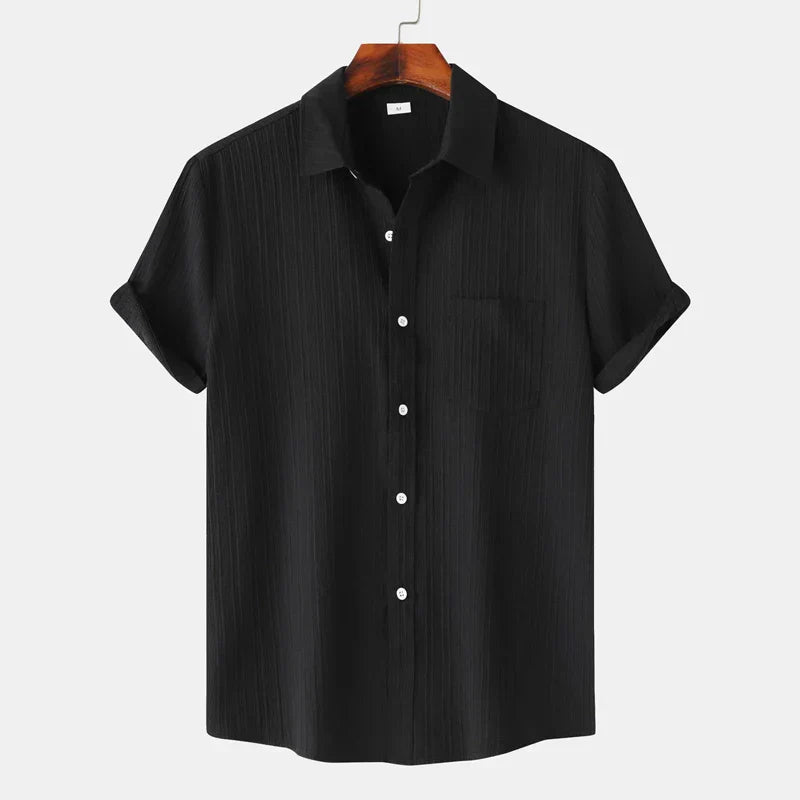 Genaro | Men’s Summer Linen-Cotton Shirt