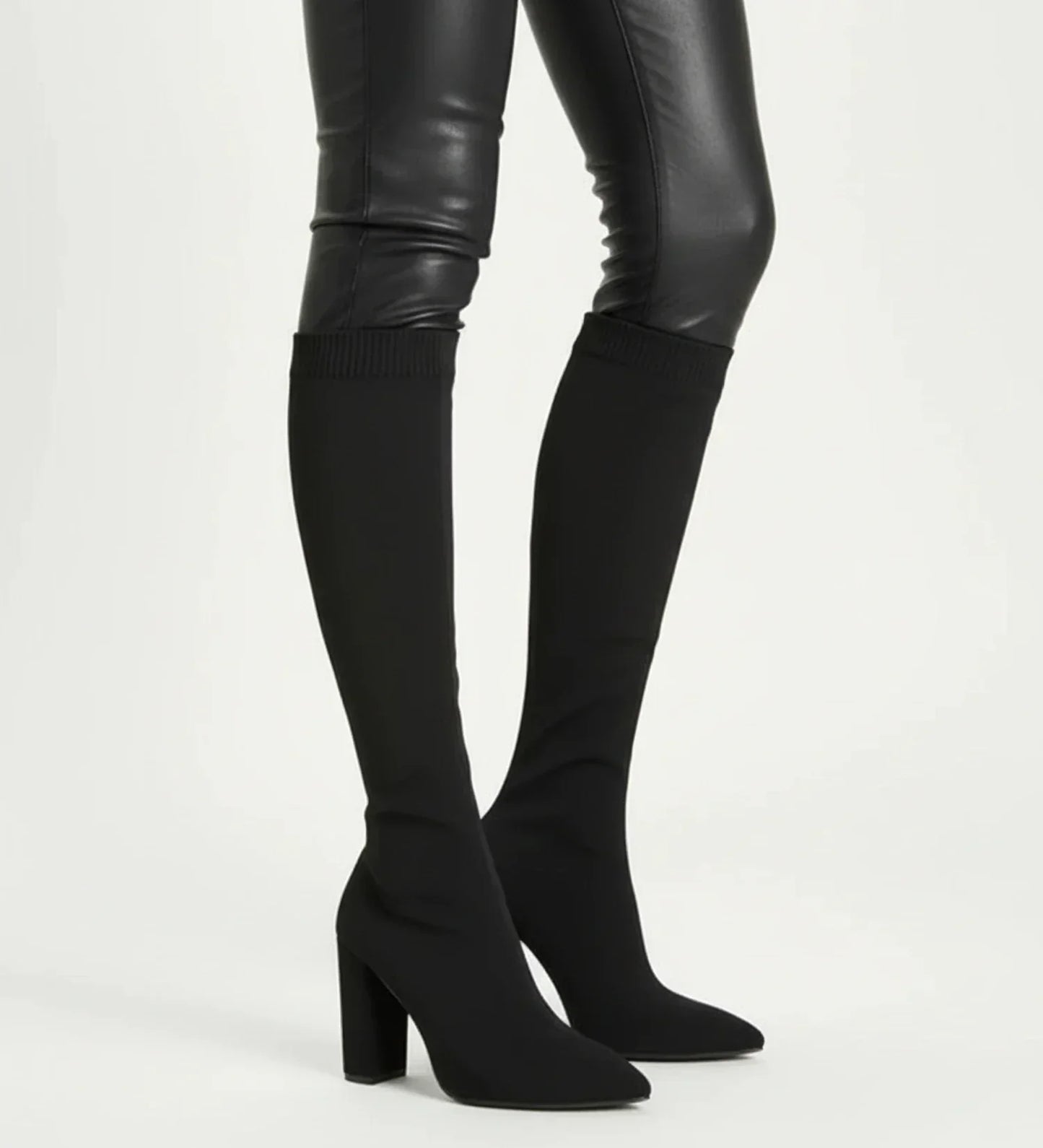 Selviera | Women’s Knee High Block Heel Boots