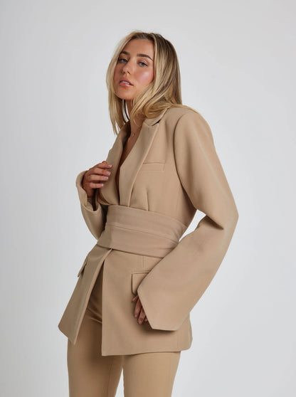 Serelle | Women’s Belted Tailored Blazer