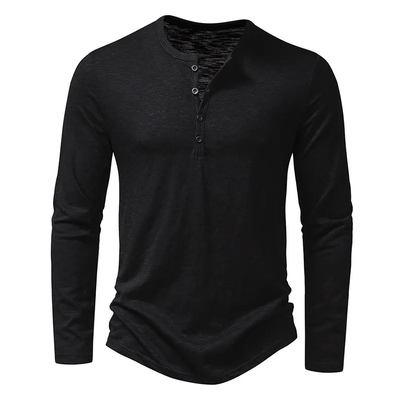 Henley | Men’s Cotton Henley Shirt