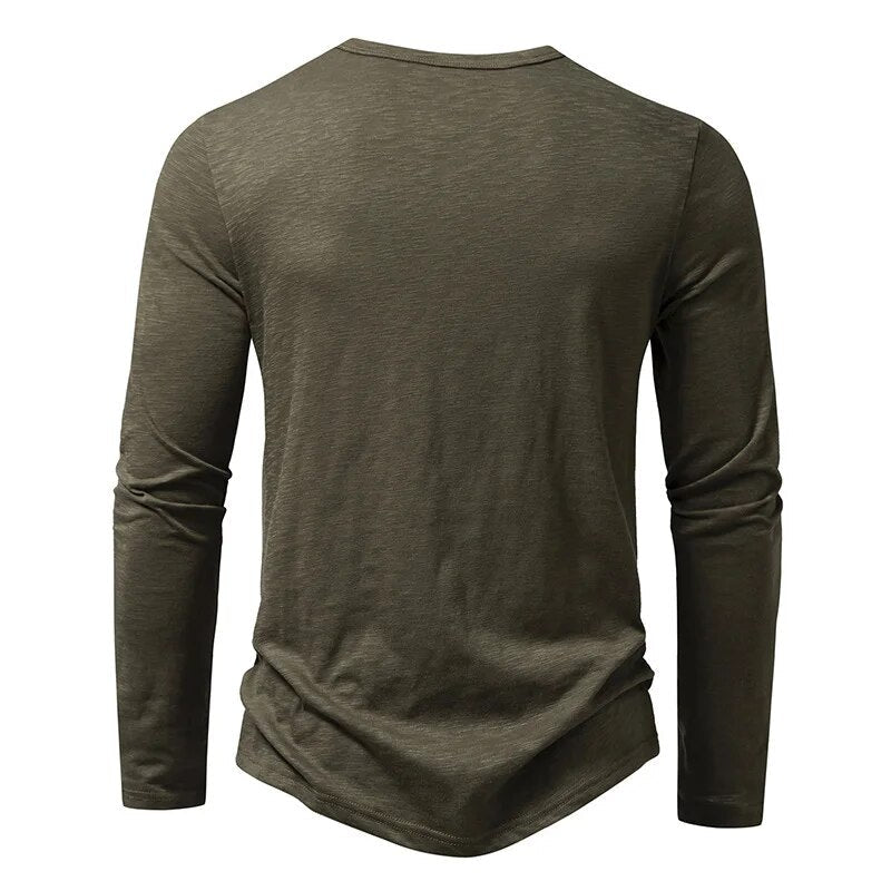 Henley | Men’s Cotton Henley Shirt
