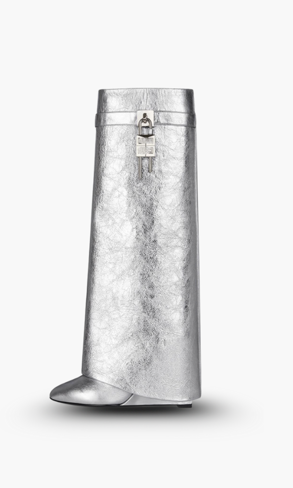 Marley | Women’s Sculptural Knee High Wedge Boots