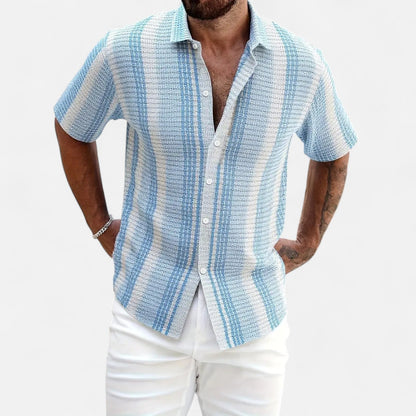Simeon | Men’s Lightweight Breathable Button-Up Shirt