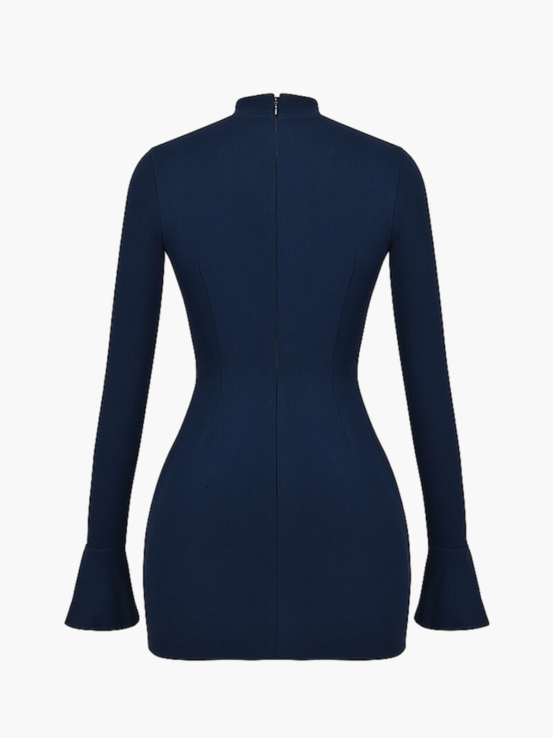Raina | Women’s Navy Bodycon Mini Dress