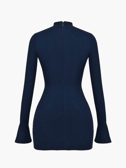 Raina | Women’s Navy Bodycon Mini Dress