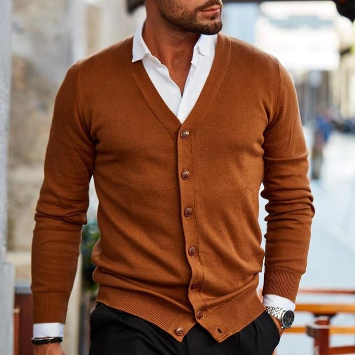 Stefan | Men’s Casual Knit Cardigan