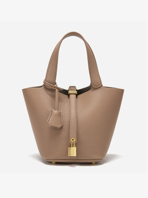 Syrah | Women’s Structured Leather Bucket Bag