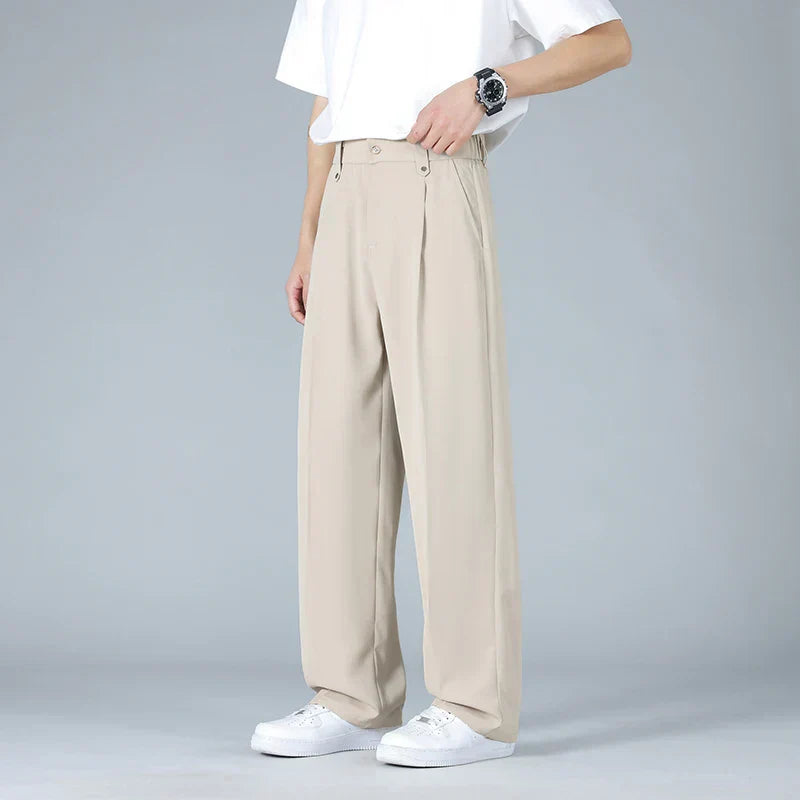 Tamsin | Men’s Relaxed Fit Pleated Dress Trousers