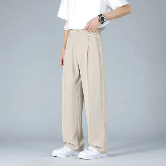Tamsin | Men’s Relaxed Fit Pleated Dress Trousers